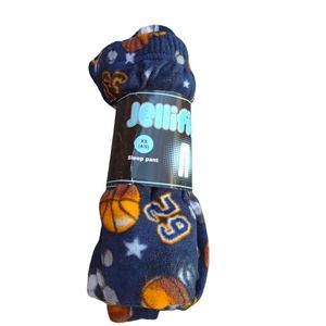 New Boys PJ pants size XS 4-5 Navy All Sport